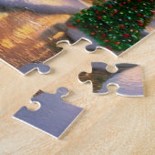 Klassieke kersttijd legpuzzel (Zijkant)
