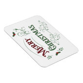 Klassieke Kersttypografie Magneet (Rechterzijde)