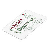 Klassieke Kersttypografie Magneet (Linkerzijde)