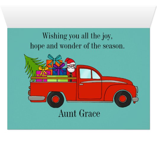  klassieke kerstwagen (Binenzijde Horizontaal (Onderkant))