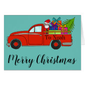  klassieke kerstwagen (Voorkant Horizontaal)