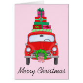 Klassieke kerstwagen (Voorkant)