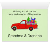 klassieke kerstwagen (Binenzijde Horizontaal (Onderkant))