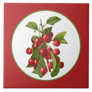 Klassieke keuken kersenfruit tegeltje