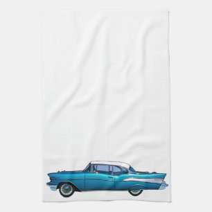 Klassieke keukenhanddoek 1957 Chevy Bel Aire