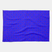 Klassieke keukenhanddoek met blauw Abstract Design (Horizontaal)