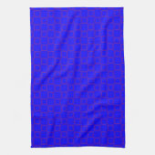 Klassieke keukenhanddoek met blauw Abstract Design (Verticaal)
