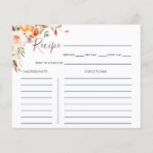 Klassieke Keuze Boho Floral Vrijgezellenfeest Reci (Voorkant)