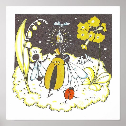 Klassieke Kinderboek Slaapkamer Kunst Poster (Voorkant)