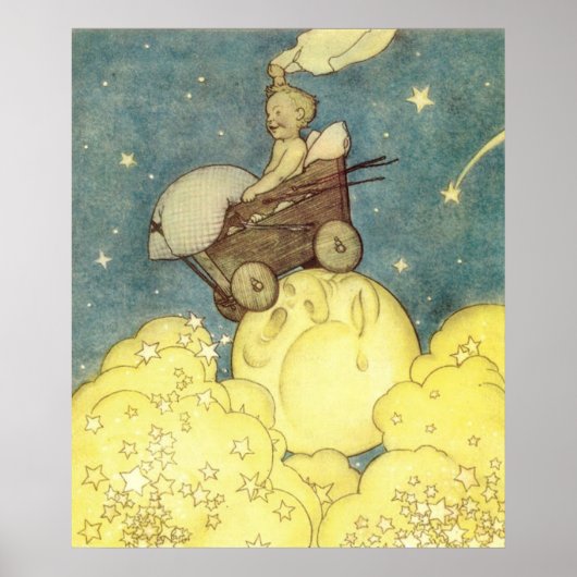 Klassieke kinderkunst van Else Wenz Vietor Poster (Voorkant)