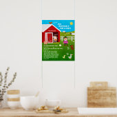 Klassieke kinderliedjes poster voor in de klas van (Keuken)