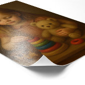 “Klassieke Kinderportret Kunstprint” Foto Afdruk (Hoek)