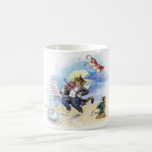 Klassieke kinderrijmpje Hey Diddle, Kat Viool kuns Koffiemok (Center)