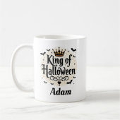 Klassieke King of Halloween Custom Name Mok (Links)