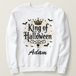 Klassieke King of Halloween Custom Name Shirt