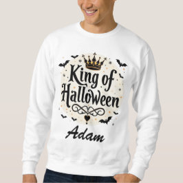 Klassieke King of Halloween Custom Name Shirt