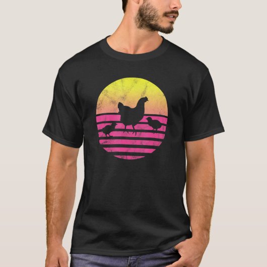 Klassieke kip t-shirt (Voorkant)
