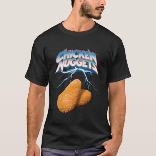 Klassieke Kipnuggets T-shirt (Voorkant)