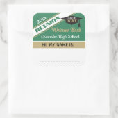Klassieke klas reünie Naam sticker sticker (Tas)