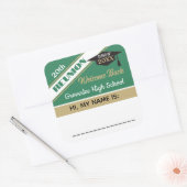 Klassieke klas reünie Naam sticker sticker (Envelop)