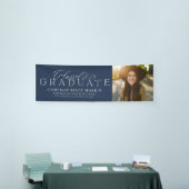 Klassieke klasse van 2025 marine afstuderen foto b spandoek (Beurs)