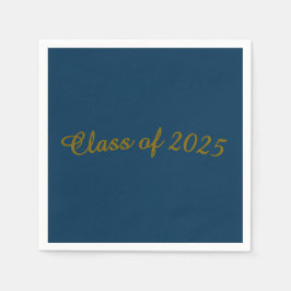 Klassieke klasse van 202X papieren servet