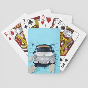 Klassieke Klassieke kunstkunst met multiculturele Pokerkaarten