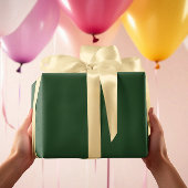 Klassieke kleuren - Donkergroen - Solid Roll Cadeaupapier