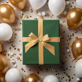 Klassieke kleuren - Donkergroen - Solid Roll Cadeaupapier