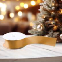 Klassieke kleuren - Gouden Sinaasappel Solid Satin