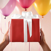 Klassieke kleuren - Helder rood - Solid Roll Cadeaupapier