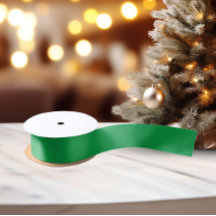 Klassieke kleuren - Heldergroen - Solid Satin Lint