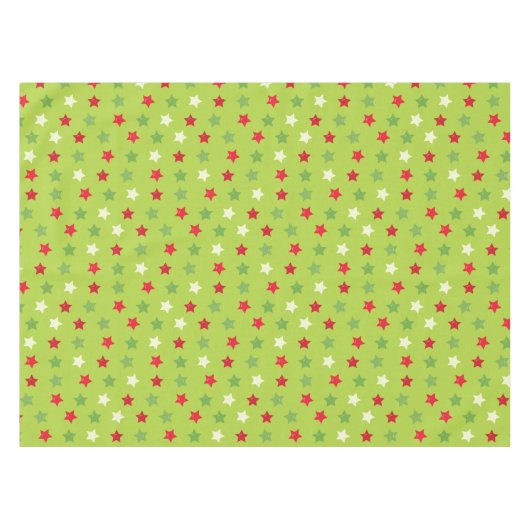 Klassieke kleuren kerstfeestdag Tablecloth Tafelkleed (Voorkant (Horizontaal))