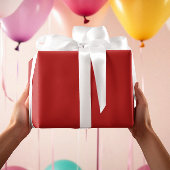 Klassieke kleuren - Klassiek rood - Solid Roll Cadeaupapier