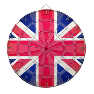 Klassieke kleuren Union Jack Vintage stijl UK-vlag Dartbord