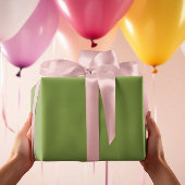 Klassieke kleuren - Zacht groen - Solid Roll Cadeaupapier