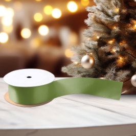 Klassieke kleuren - Zacht Groen - Solid Satin Lint