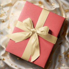 Klassieke kleuren - Zacht rood - Solid Roll Cadeaupapier