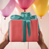 Klassieke kleuren - Zacht rood - Solid Roll Cadeaupapier