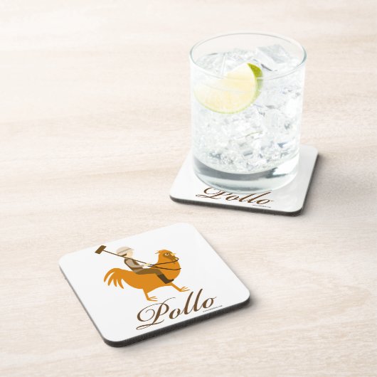 Klassieke kleurenpollo onderzetter (Rechterzijde)