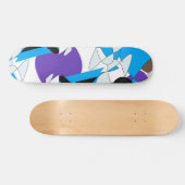  klassieke kleurrijke abstracte kunst persoonlijk skateboard (Horizontaal)