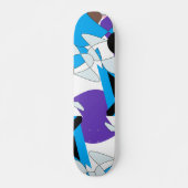  klassieke kleurrijke abstracte kunst persoonlijk skateboard (Voorkant)