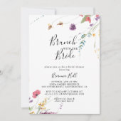 Klassieke kleurrijke Brunch met bride Shower Kaart (Voorkant)