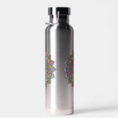 Klassieke kleurrijke Mandala in Indiase stijl 1 Waterfles (Rechts)