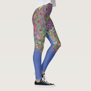 Klassieke kleurrijke Mandala India stijl 1 Leggings