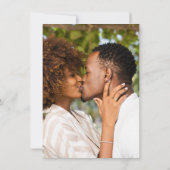 Klassieke kleurrijke wilde coördinaat bruiloft save the date (Achterkant)