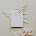 Klassieke kleurrijke wilde flora bruiloft advieskaart<br><div class="desc">Deze klassieke kleurrijke, wilde florale bruiloft is perfect voor een moderne bruiloft. Het ontwerp is voorzien van een gele, paarse, witte, wilde bloemen met bladeren in een roos en een groene waterverf achtergrond. Deze kaarten zijn perfect voor een bruiloft, vrijgezellenfeest, baby shower, graduatiedag en nog veel meer. Pas de kaarten...</div>