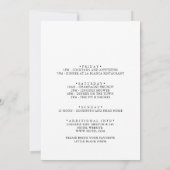 Klassieke kleurrijke Wilde Floral Bachelorette Wee Kaart (Achterkant)