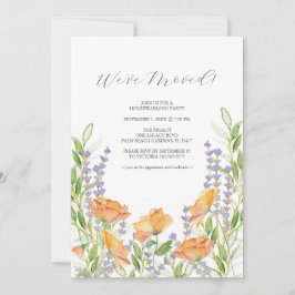 Klassieke kleurrijke Wilde Floral Housewarming Par Kaart