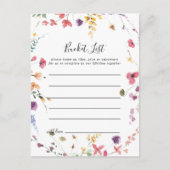 Klassieke kleurrijke Wilde Floral Kaarten van de L (Voorkant)